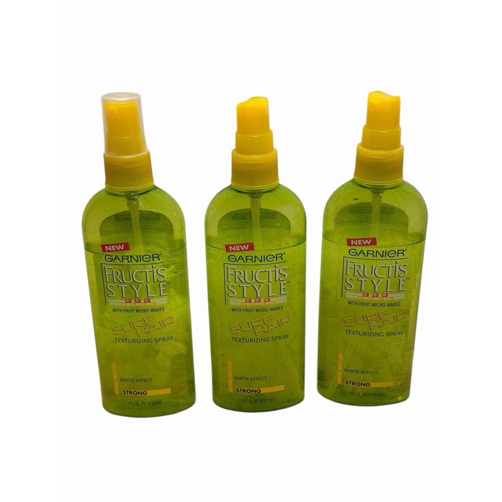 Garnier Fructis RARE Surf Hair Style Texture Spray Matte Effect Strong New 3 Lot